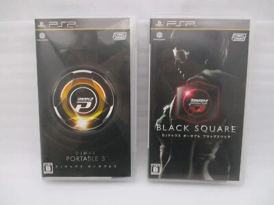 DJ MAX PORTABLE 3 & BLACK SQUARE 2Games PSP Japan import PlayStation Portale - Image 1 of 4