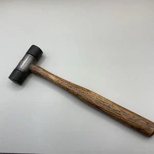 Vintage STANLEY No. 593 USA Made 4 oz Soft Double Faced Mallet Modified Read - Picture 1 of 7