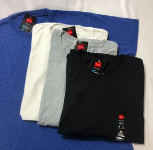 6 Pack - Hanes Ultimate X-Temp Pocket T-Shirts Bulk - Picture 1 of 9