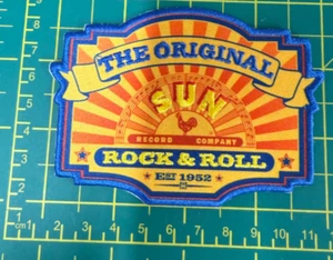 SUN RECORDS LOGO WOVEN SEW OR IRON ON PATCH OFFICIALLY LICENSED - Picture 1 of 7