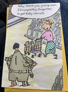 American Greetings - Forgotten The Baby Carrots - Card To Say Hi- Greeting Card - Picture 1 of 6