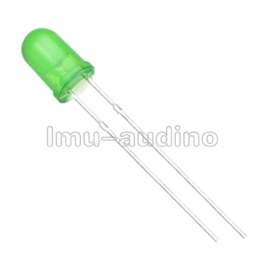 100PCS LED 3MM GREEN COLOR GREEN LIGHT Super Bright NEW - Bild 1 von 4