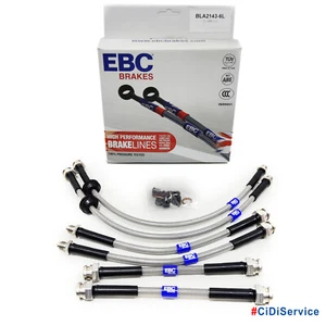 Kit Tubi Freno in Treccia Performance EBC Abarth 500/595/695 impianto Brembo - Imagen 1 de 3