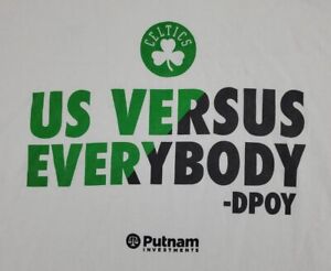 Marcus Smart DPOY Shirt Mens Extra Large White Boston Celtics Putnam Adult A39