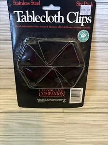 6 Pack Tablecloth Clips - Heavy Duty Picnic Table Clips, Stainless Steel Table  - Picture 1 of 1