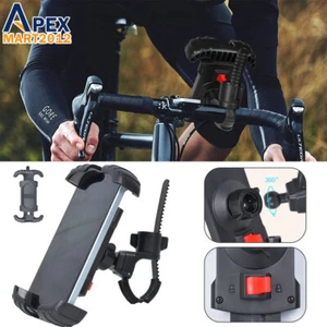 Cell Phone Holder Motorcycle MTB Bike Bicycle GPS Handlebar Mount 360° Rotatable - Photo 1 sur 8