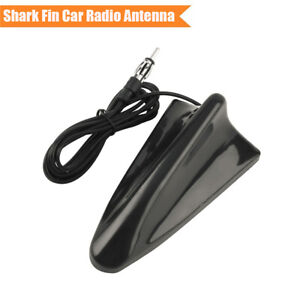 Black Shark Fin Style Car SUV Roof Antenna FM Radio Signal Aerial Replace Part