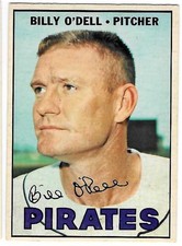 1967 O-PEE-CHEE #162 billy o'dell pirates