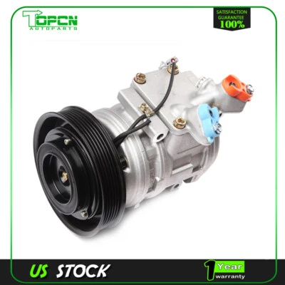 A/C AC Compressor & Clutch For 1998 1999 2000 2001 2002 Toyota Corolla 1.8L - Image 1 of 4