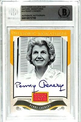 2012 Panini Golden Age PENNY CHENERY Signed Auto Card #14 Beckett BAS Slabbed - Image 1 of 3