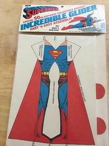 Superman Incredible Glider 1987 DC Comics en paquete - Imagen 1 de 5