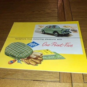 FOLLETO DE VENTA DE AUTOS CÓDIGO DE FECHA ORIGINAL 1961*RILEY UN PUNTO CINCO* COMO NUEVO *DESPLEGADO - Imagen 1 de 3
