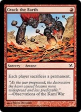 Crack the Earth x4 NM  Magic The Gathering  MTG Betrayers of Kamigawa, # 98