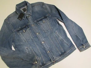 Giacca denim Joe's Jeans invecchiato nuova con etichette AUTENTICA / TKPD1S1080 DENNIS / M - Foto 1 di 12