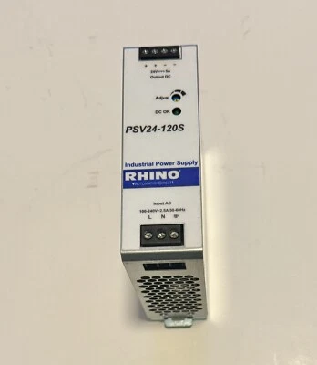 Rhino Industrial Power Supply Part No PSV24-120S - Image 1 of 4