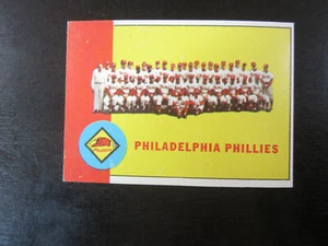 1963 Topps # 13 Philadelphia Phillies Team Card Don Demeter Art Mahaffey - Picture 1 of 2