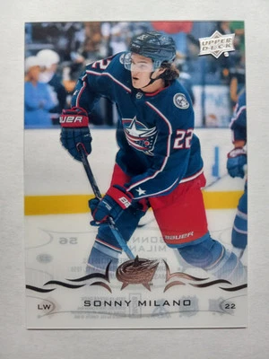 2018-19 Upper Deck Clear Cut Parallel #56 Sonny Milano - Image 1 of 3