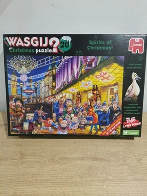 Wasgij 2 - Spirits of Christmas, 1000 Piece Jigsaw, plus 1 extra 1000 pc Puzzle - Image 1 of 4