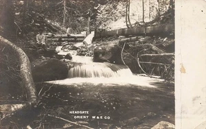 LP61 Orient? Postal de Washington Headgate Orient W&E Co RPPC - Imagen 1 de 2