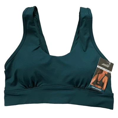 Avia Womens Activewear Sport Bra Size S-L Multicolor Twist Back Low Support - Image 1 of 4
