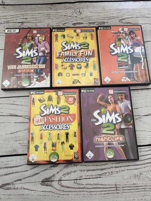 * Die Sims 2 * 5x Add-on Erweiterungspack Bundle Sammlung * ua. Nightlife EA - Bild 1 von 3