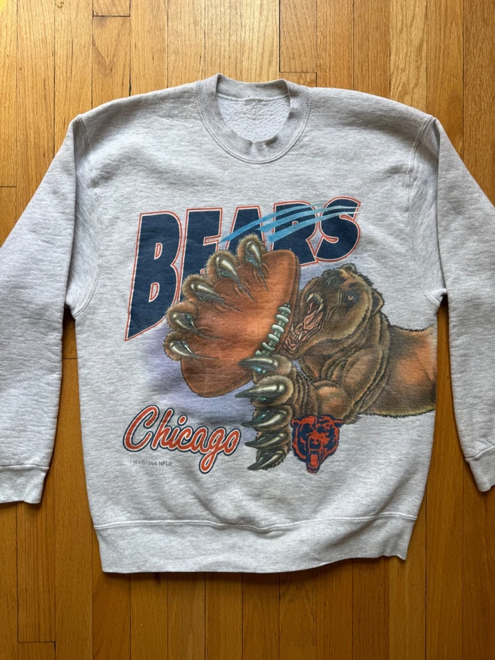 Sudadera vintage 1994 Chicago Bears NFL cuello redondo Foto 1 de 4