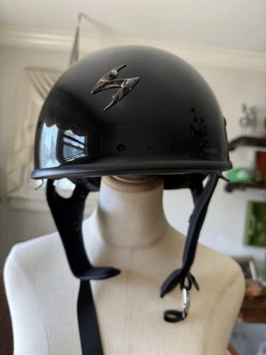 SCORPION EXO-C90 开脸头盔亮面黑色中号-可伸缩遮阳板 — 第 1/3 张图片