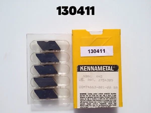 NB 6L K45 New Full Package of 5 Kennametal Tungsten Carbide Inserts - Picture 1 of 3
