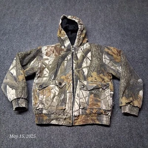 Outfitters Ridge Camouflage Youth Hunting Jacket Size Large 10 12 Realtree Camo - Picture 1 of 8