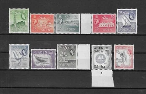 ADEN 1964/65 SG 77/86 MNH - Bild 1 von 2