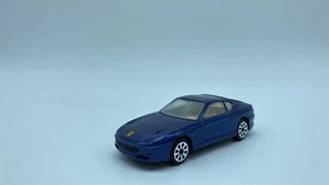MODELLINO AUTO FERRARI 456 GT BLU 1992 - BURAGO - SCALA 1:43 "NO BOX" - Foto 1 di 4