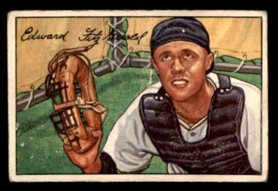 1952 Bowman Baseball #180 Eddie FitzGerald PR *h1 - Image 1 of 2