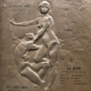 Alexandre Charpentier - Théâtre Libre - Antoine - embossed program - 1891. - Picture 1 of 7