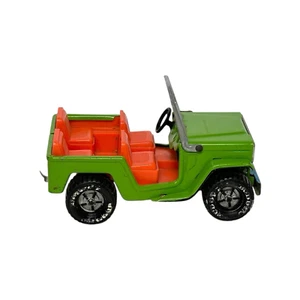 VINTAGE BUDDY L GREEN PRESSED STEEL JEEP - Picture 1 of 6