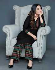 Designer Kurti pant Indian Kurta Pakistani Tunic Suit Salwar kameez Dress Set