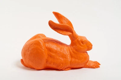 Ottmar Hörl, Dürer Hase orange, neu, Deko, Geschenk, Kunst, Skulptur Weihnachten - Bild 1 von 2