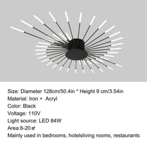 Modern Minimalist Ceiling Lamp,Ceiling Lights with Remote Control (42 Heads) - Picture 1 of 9