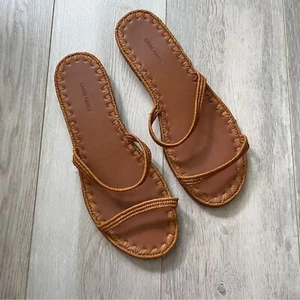 Carrie Forbes Sandalen Salam Bast flach Damen braun (Größe 38) Urlaub Sommer - Bild 1 von 3