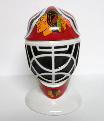 1996 Blackhawks Hockey Helmet lidded stein Cover