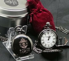 POLICE SCOTLAND Pocket Watch Engraved Crest Badge metal gift case Officer Gifts