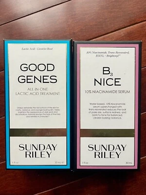 Sunday Riley Good Genes  and B3 NICE serum COMBO - Image 1 of 2