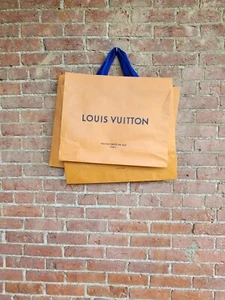 Authentic Louis Vuitton LV Extra Large Shopping Bags/Empty Bags 3 in total - Picture 1 of 4