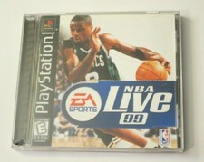 NBA LIVE 99 Sony Playstation Video Game PS1 complete cib basketball EA sports