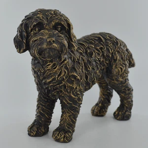 Large Cockapoo Bronze Sculpture Cold Cast Resin Pet Doodle Dog Gift Decor 39421 - Picture 1 of 5