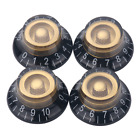 4* Guitar Top Hat Bell Knobs Speed Volume Tone Control for Gibson Epiphone LP SG