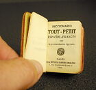 Tout petit diccionnario espanol francès 1927 diccionnaire 6 cm par 4,5 cm 37 g