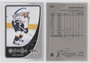 2010-11 O-Pee-Chee Francis Bouillon #356