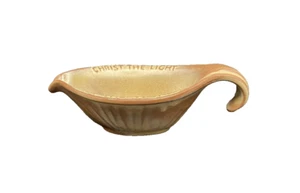 1971 Frankoma Oral Roberts "Christ the Light of the World" Taper Candle Holder - Picture 1 of 11