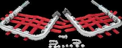 DG Alloy Nerf Crash Bars Rock Tree Sliders Al Red Honda FourTrax 250 2x4 87-92 - Image 1 of 3