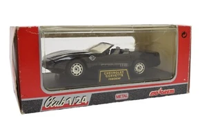 Majorette Club 1/24 Scale Black Chevrolet Corvette in Original Box - Picture 1 of 5